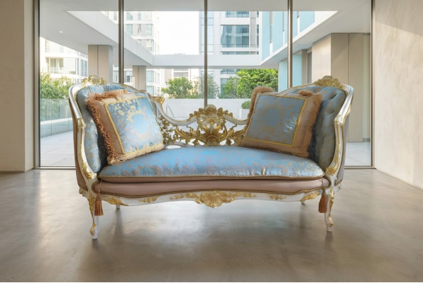 Sofa Bank Ontwerp Banken Bekleding Stof Modern Tweezitsstoelen Zitter Bank 2-zits