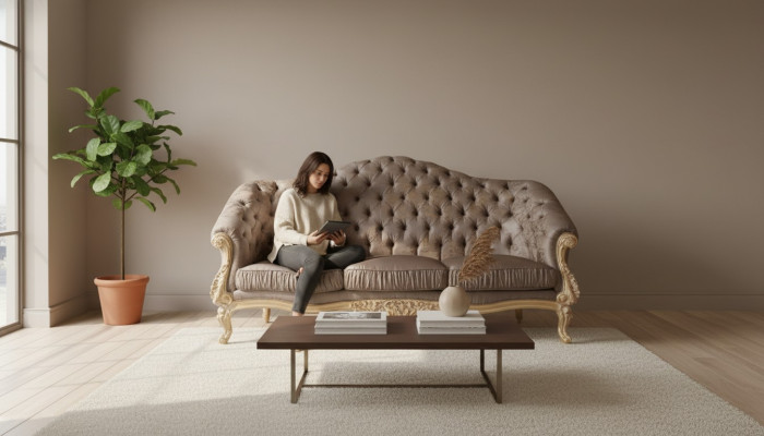Sofa Bank Ontwerp Couchen Bekleding Textiel Italiaanse Meubels Zitsbank 3-Zitsbank
