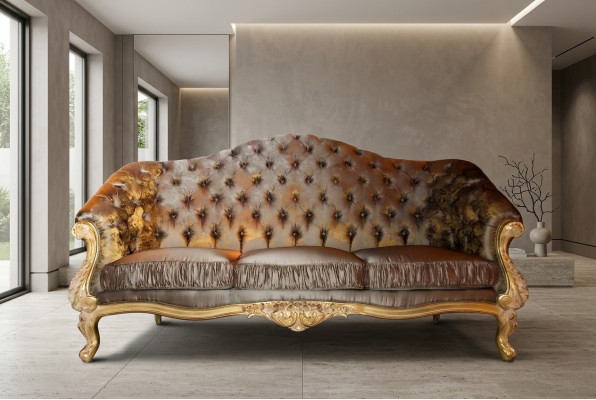 Sofa Bank Ontwerp Couchen Bekleding Textiel Italiaanse Meubels Zitsbank 3-Zitsbank