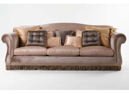 Sofa Driepersoonsbank 3-Zitsbank Designerbank modern design Bruin