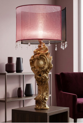 Klassieke bureaulamp Vloerlamp Barok Rococo Lampen Staande lamp