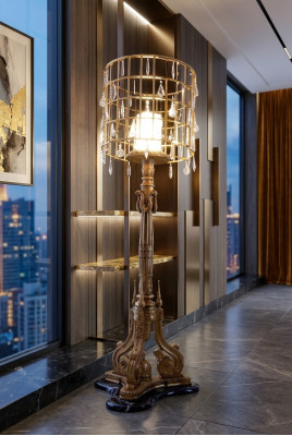 Luxe staande lamp vloerlamp lampen Italiaanse inrichting meubels nieuw