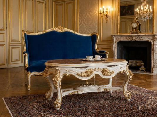 Tafels Salontafel Koffie Woonkamer Tafel Italiaanse meubels Barok Rococo Nieuw