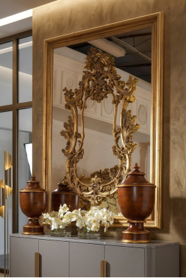 Luxe spiegel barok rococo wandspiegel Italiaanse meubels spiegelein
