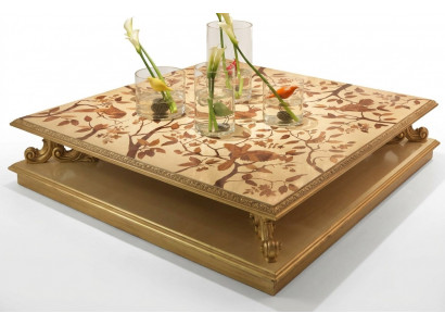 Salontafel Tafel Bijzettafel Woonkamertafel Hout Royal Bijzettafel Barok klassiek