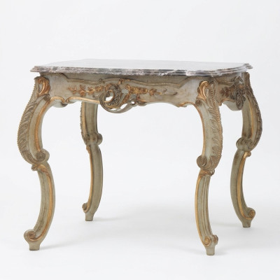 Salontafel Tafel Bijzettafel Woonkamertafel Hout Koninklijk Bijzettafel Barok Rococo