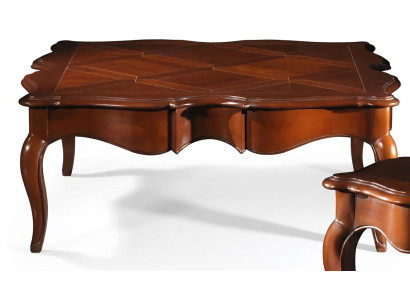 Bijzettafel xxl Massief Houten Tafel 112x112cm Meubels Italiaanse Inrichting Tafels