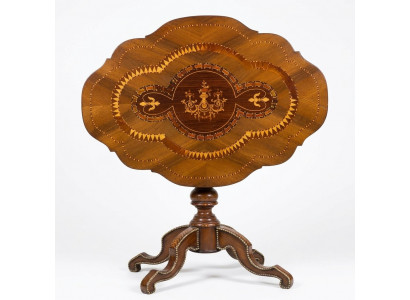 Eettafel Ronde Tafel Opklapbaar Massief Hout Tafels Italiaanse Meubels Eetkamer Nieuw