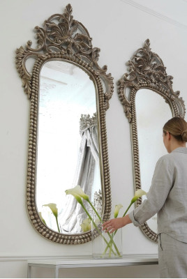 Spiegel Barok Rococo Wandspiegel Stand Spieglein Italiaanse inrichting Nieuw