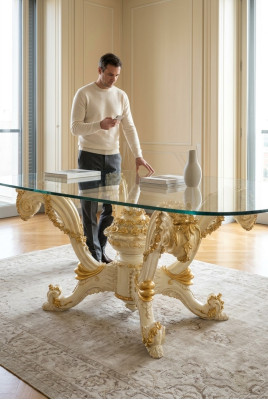 Eettafel Tafel Tafels Luxe Hout Eetkamer Design Meubelen Meubilair Inrichting Nieuw
