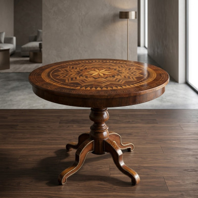 Eettafel Ronde tafel Eetkamer Woonkamer Set Hout Ontwerp Tafels Rond Nieuw