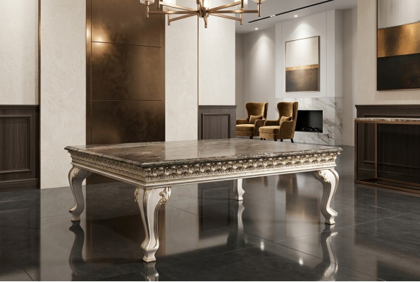 Salontafel Tafel Houten tafel Vintage Bijzettafel Echt hout Italiaanse meubels Nieuw