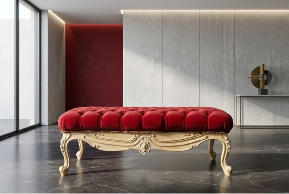 Clubfauteuil Woonkamer Meubelstoel Voetenbank Gestoffeerd Chesterfield Klassiek Nieuw