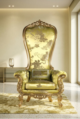 Eetkamer armstoel gestoffeerde stoel luxe fauteuil stoel stoelen studeerkamer meubels
