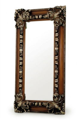 Klassieke designspiegel Italiaanse wandspiegel Houten staande wandspiegel Nieuw