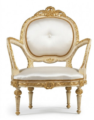Eetkamerstoel Fauteuil Bekleding Meubel Klassieke Italiaanse Inrichting Troon Nieuw