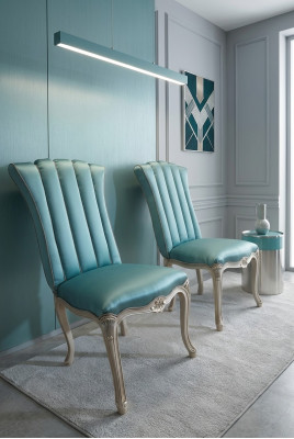Eetkamerstoel Luxe woonkamer Italiaanse meubels Armstoel Barok Rococo Nieuw