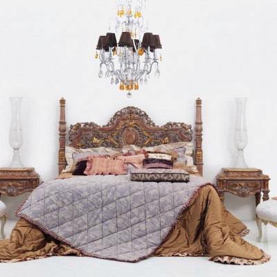 Bed Chesterfield Furniture Beds Italian Decor Double Bed Luxury Italy