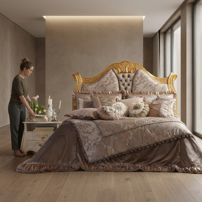 Luxe Chesterfield-stijl hoofdeinde voor uw bed