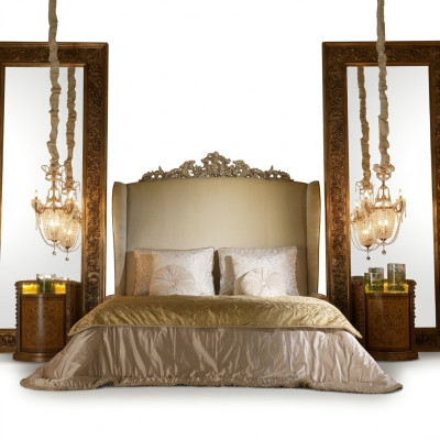 Chesterfield Groot Bed Hoofdeinde Bedden Barok Rococo Koninklijke Stijl Meubels