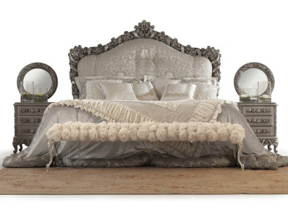 Chesterfield bed Dubbele bedden Leder Antieke stijl Luxe Italiaanse meubels Nieuw
