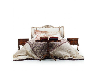 Klassiek bed tweepersoonsbed Chesterfield luxe meubels Italiaanse inrichting