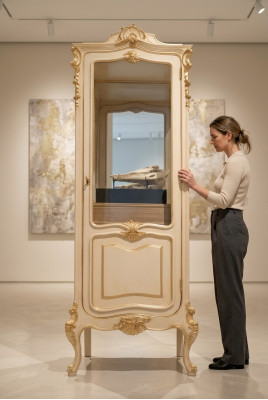 Meubels massief houten vitrines glaskast echthouten dressoir vitrine woonkamer