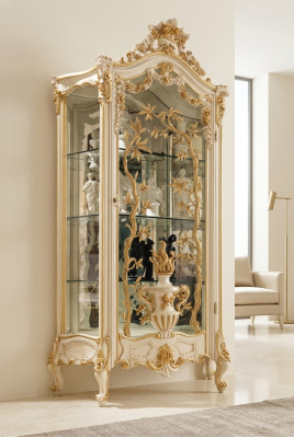 Meubels Massief Houten Vitrines Glazen Kast Echt Houten Dressoir Vitrine Woonkamer