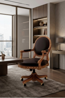 Stoelen directiefauteuil kantoorinrichting stoel bureaustoel draaistoel fauteuil barok nieuw