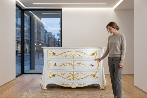 Commode Woonkamer Laden Houten dressoir Kast Kasten Massief