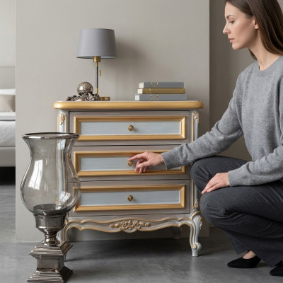 Nachtkastje Dressoir Design Inrichting Tv-meubel Laden Italiaanse meubels Nieuw