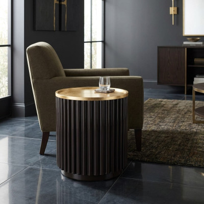 Salontafel bijzettafel tafel bank tafels roestvrijstalen rond Italiaanse meubels nieuw.
