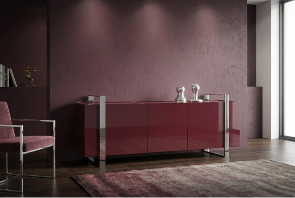 Luxe commode ontwerp inrichting dressoir meubels Boiserie Italia hoogglans nieuw