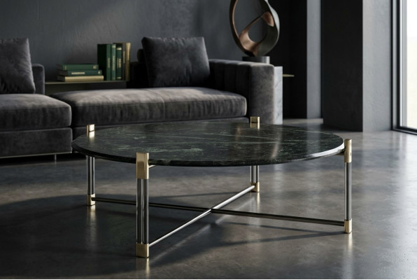 Ronde tafel marmeren salontafel bijzettafel tafels steen Italiaanse meubels nieuw