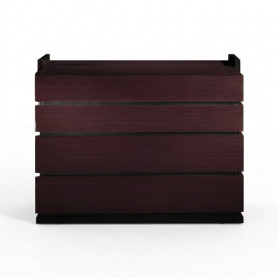 Ladekast kleur kastanje houten meubels geschikt voor de slaapkamer kamer.