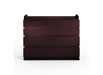 Ladekast kleur kastanje houten meubels geschikt voor de slaapkamer kamer.