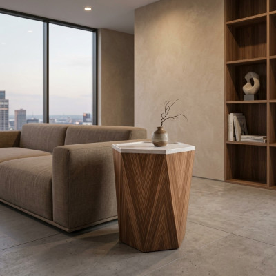 Salontafel Woonkamer Ontwerptafels Meubels Tafel Luxe Bijzettafel Hout Marmer