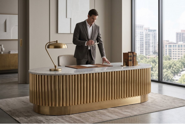 Salontafel ontwerper woonkamer tafels meubels luxe tafel nachtkastje marmer metaal