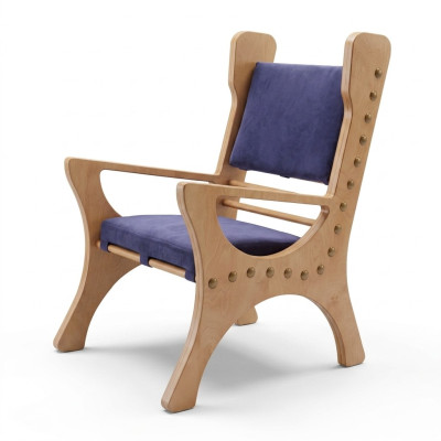 Eetkamerstoel 1-zits fauteuil hout luxe klasse barok rococo design meubels nieuw