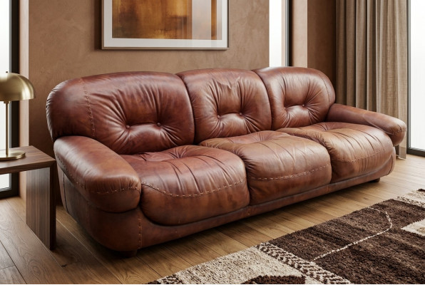 Chesterfield klassieke driezitsbank woonkamer textielbank 3-zitsbank