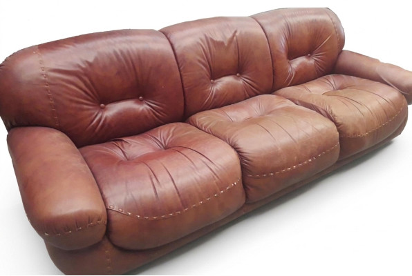 Chesterfield klassieke driezitsbank woonkamer textielbank 3-zitsbank