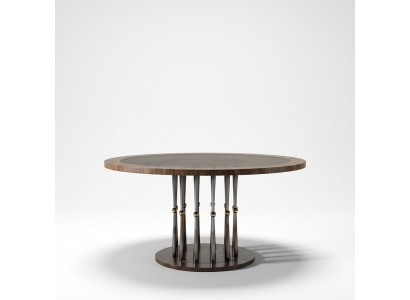 Ronde eettafel Luxe tafel Houten eettafels Italiaanse meubels Tafels Eetkamer