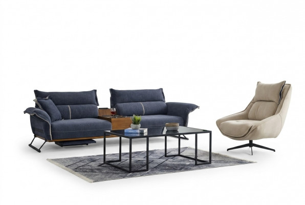 Luxe bankstel set bankstel 4+1 zitsbank banken fauteuil stof 2-delig sets