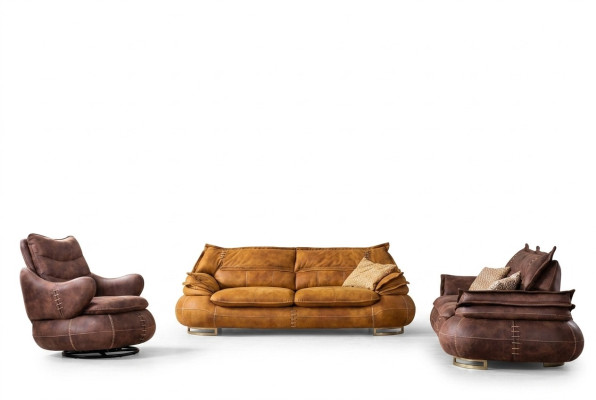 Sofaset 3+1+1 zits Ontwerp Bank Banken Modern 3-delig