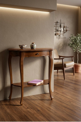 Console tafel ontwerper houten tafel console make-up tafel meubels