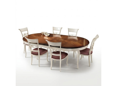 Klassieke tafel Houten tafel Barok Rococo Eetkamer Koninklijke eettafel Tafels