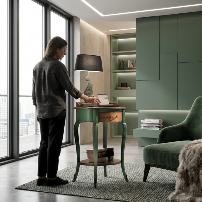 Secretaris houten tafel console tafel console tafels console meubels kaptafel Nieuw