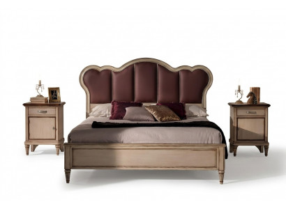 Tweepersoonsbed Slaapkamer Hotel Huwelijk Luxe Bed 2x Nachtkastje 3 delige Set Bedden Nieuw