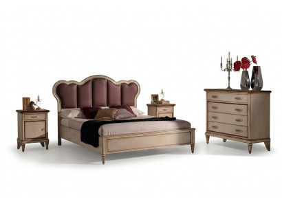 Bed nachtkastje ladekast slaapkamer set ontwerp klassiek luxe bedden nieuw