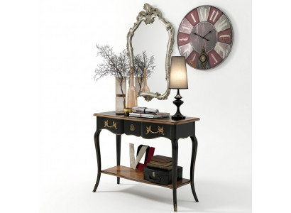 Console tafel dressoir met spiegel luxe klasse meubelset stijl modern 2-delig. Nieuw